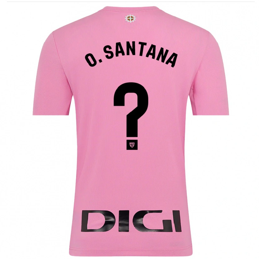 Danxen Enfant Olatz Santana Amado #0 Maillot de Gardien Rose Noir 2025/26 T-shirt