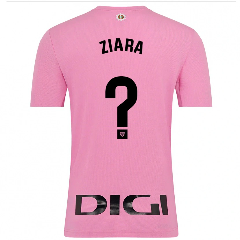 Danxen Enfant Ziara Vega Uribarri #0 Maillot de Gardien Rose Noir 2025/26 T-shirt