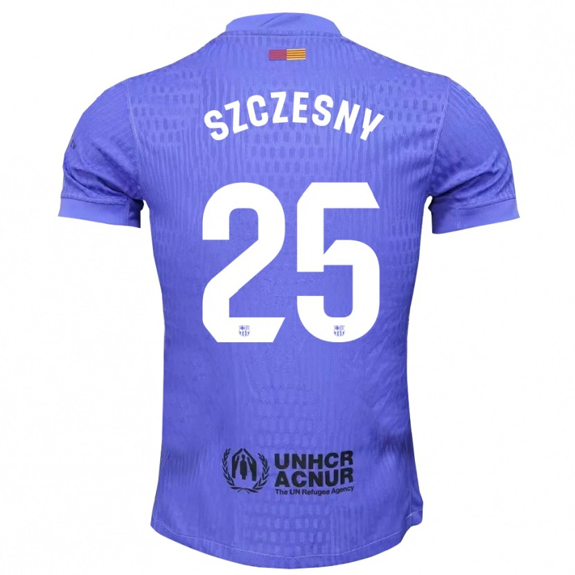 Danxen Enfant Wojciech Szczesny #25 Maillot de Gardien Bleu Noir 2025/26 T-shirt