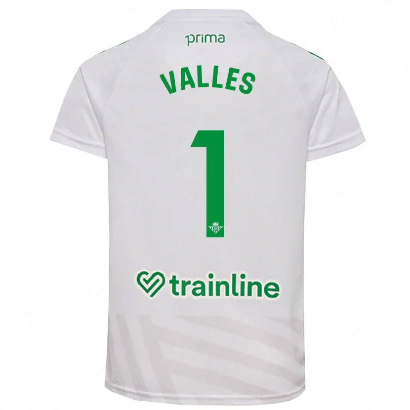 Danxen Enfant Álvaro Valles #1 Maillot de Gardien Vert Blanc 2025/26 T-shirt