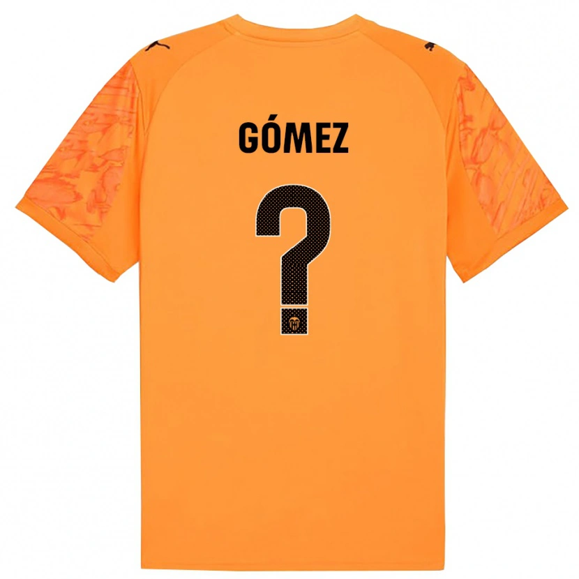 Danxen Enfant Alain Gómez #0 Maillot de Gardien Orange Noir 2025/26 T-shirt