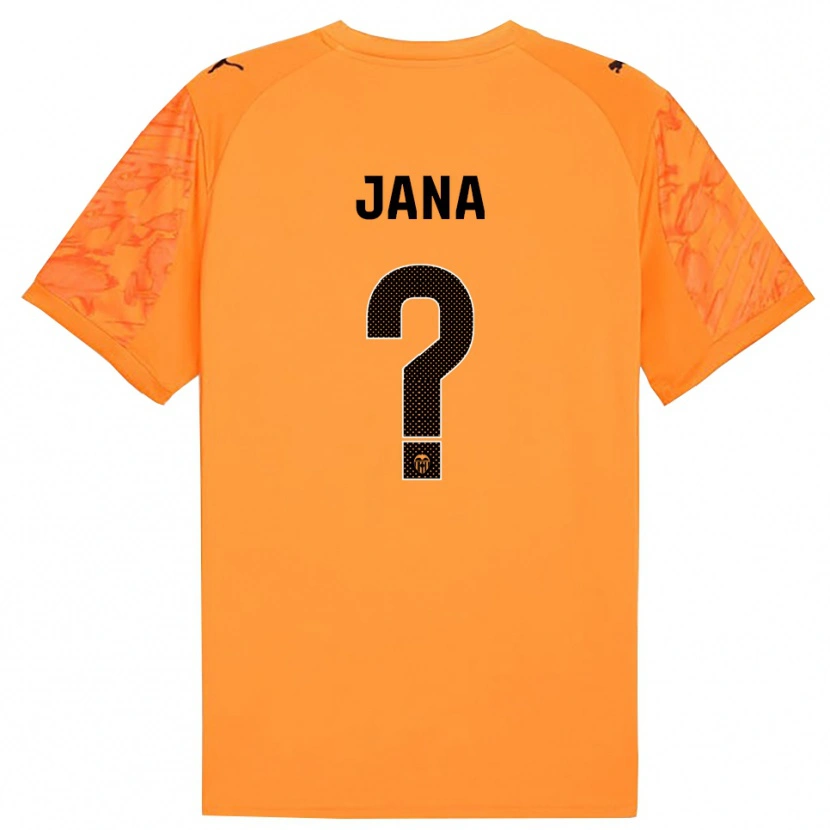 Danxen Enfant Jana Xin Henseler Gallego #0 Maillot de Gardien Orange Noir 2025/26 T-shirt