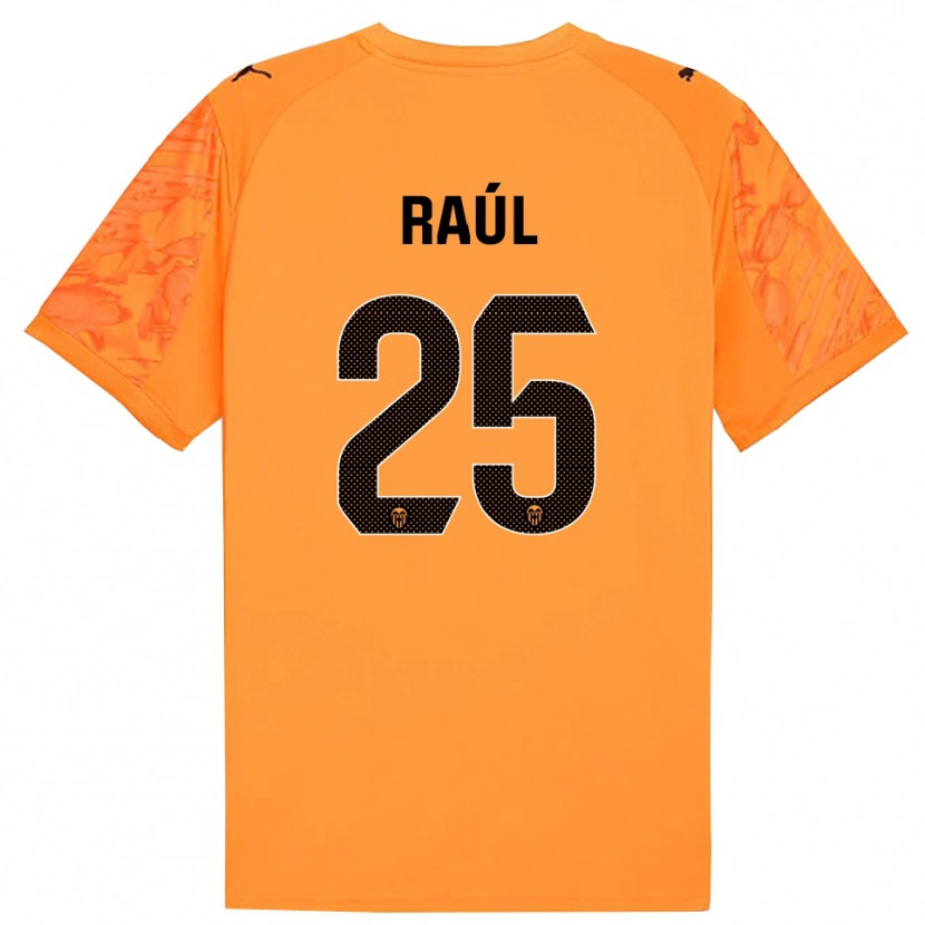 Danxen Enfant Raúl Jiménez #25 Maillot de Gardien Orange Noir 2025/26 T-shirt