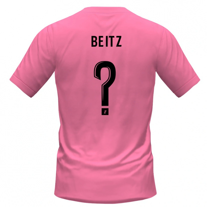 Danxen Enfant Taylor Beitz #0 Maillot de Gardien Rose Noir 2025/26 T-shirt