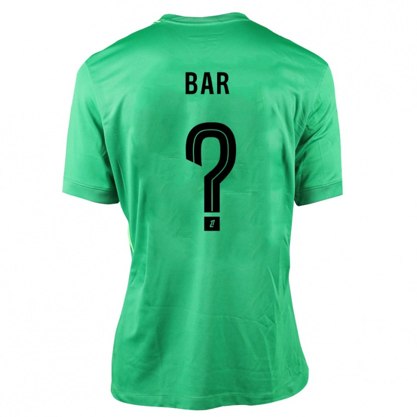 Danxen Enfant Arthur Bar #0 Maillot de Gardien Vert Noir 2025/26 T-shirt