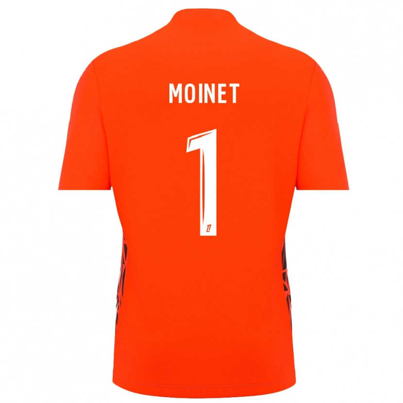 Danxen Enfant Victor Moinet #1 Maillot de Gardien Blanc Orange 2025/26 T-shirt