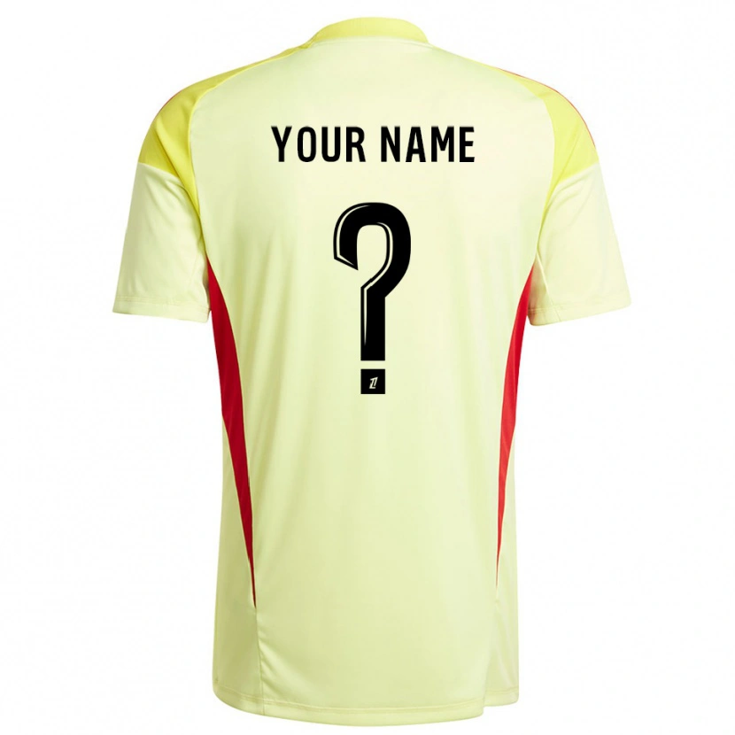 Danxen Enfant Paris FC Maillot de Gardien Noir Jaune Clair 2025/26 T-shirt