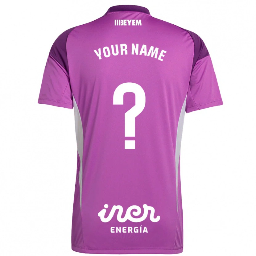 Danxen Enfant Albacete Balompié Maillot de Gardien Lillac Violet 2025/26 T-shirt