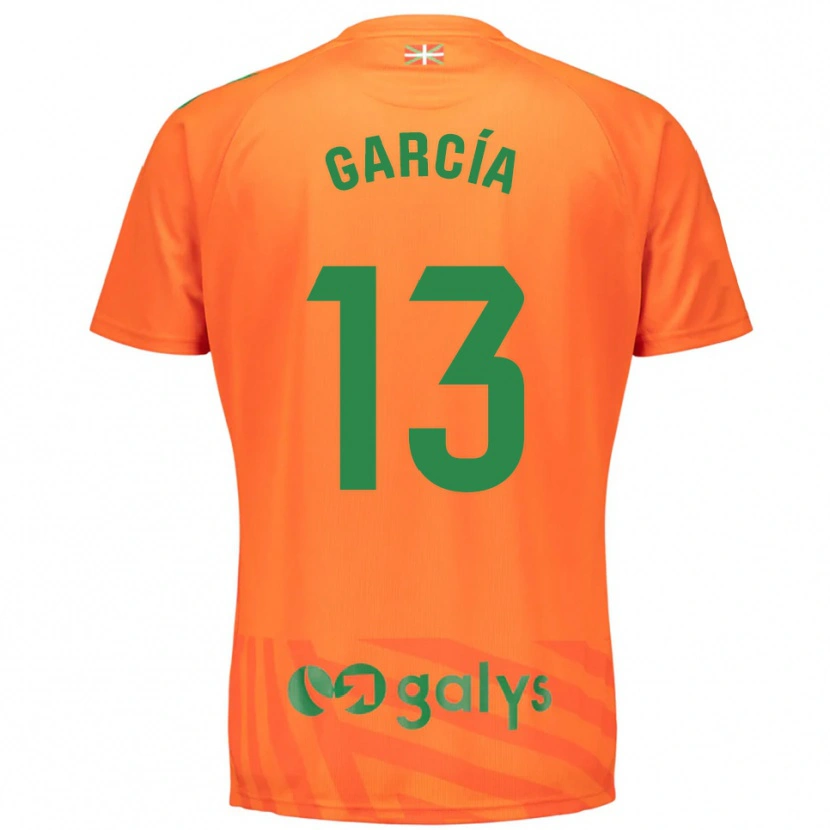 Danxen Enfant Jon García #13 Maillot de Gardien Orange Vert 2025/26 T-shirt