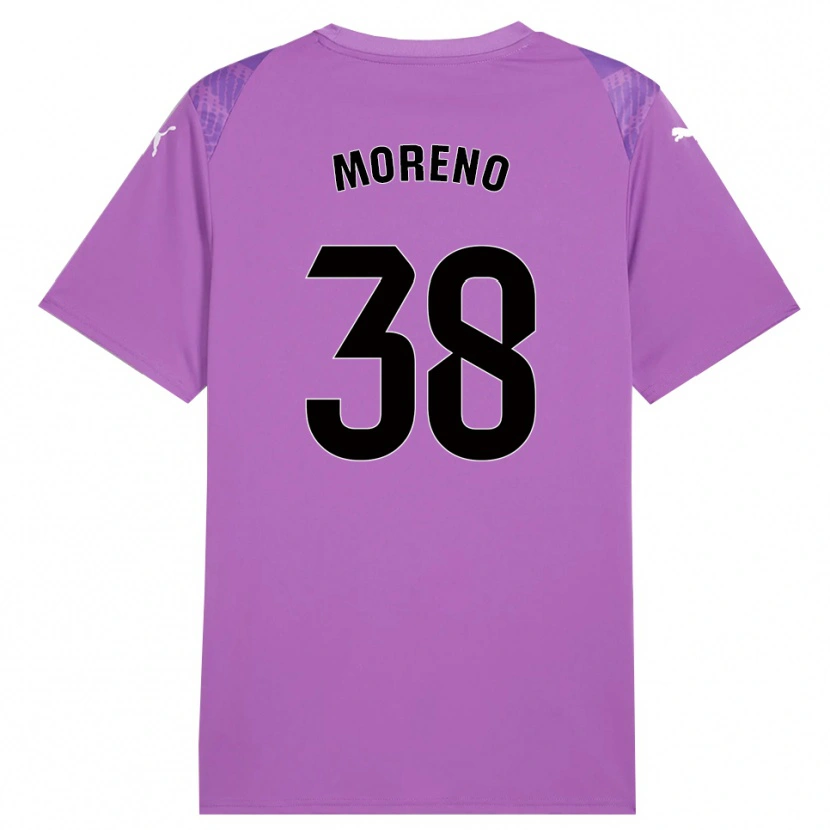 Danxen Enfant Gerard Moreno #38 Maillot de Gardien Noir Lillac 2025/26 T-shirt