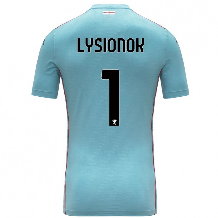 Danxen Enfant Ernestas Lysionok #1 Maillot de Gardien Gris Bleu 2025/26 T-shirt