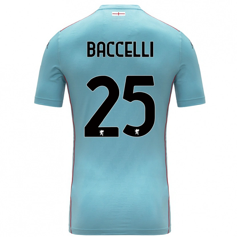Danxen Enfant Pietro Baccelli #25 Maillot de Gardien Gris Bleu 2025/26 T-shirt