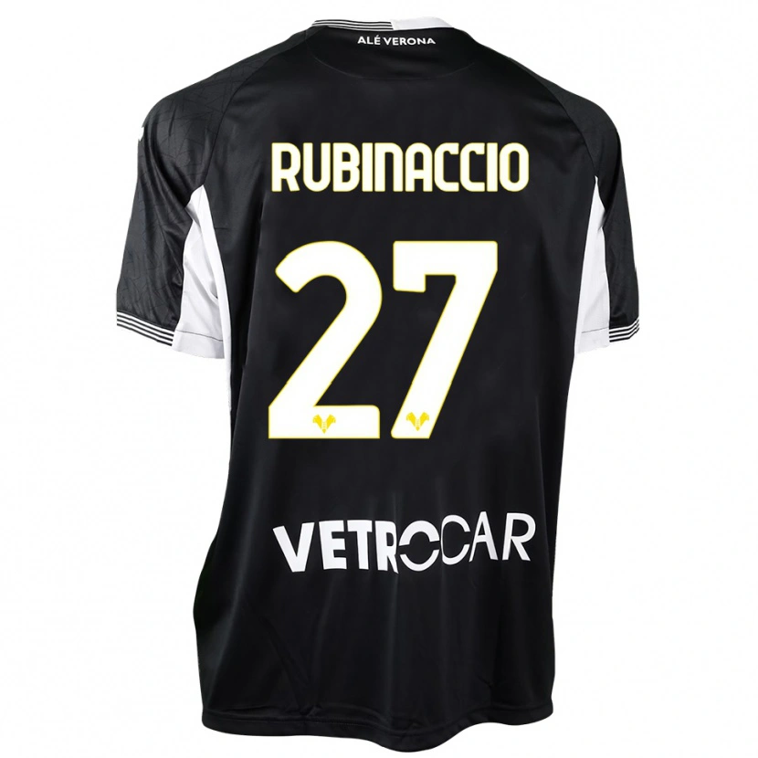 Danxen Enfant Nikol Rubinaccio #27 Maillot de Gardien Noir Blanc 2025/26 T-shirt