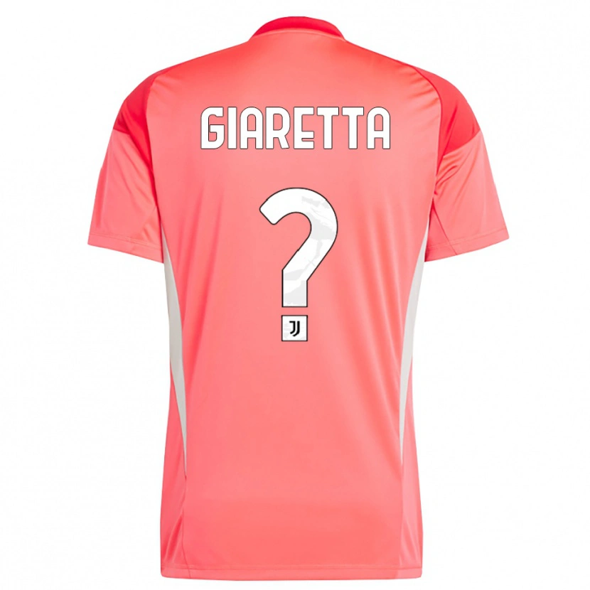Danxen Enfant Emanuele Giaretta #0 Maillot de Gardien Orange Rouge 2025/26 T-shirt