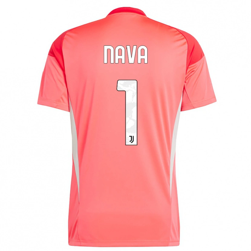 Danxen Enfant Sebastiano Nava #1 Maillot de Gardien Orange Rouge 2025/26 T-shirt