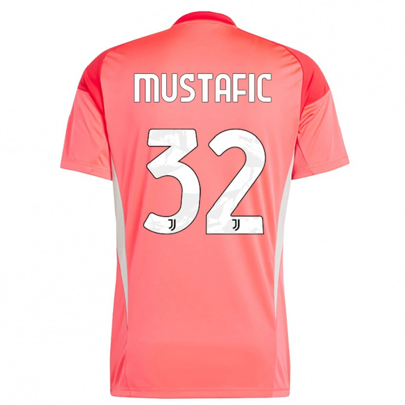 Danxen Enfant Emma Mustafic #32 Maillot de Gardien Orange Rouge 2025/26 T-shirt