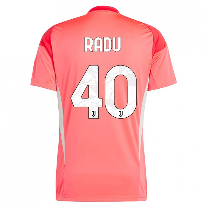 Danxen Enfant Riccardo Radu #40 Maillot de Gardien Orange Rouge 2025/26 T-shirt