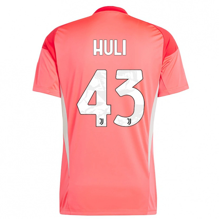 Danxen Enfant Raffaele Huli #43 Maillot de Gardien Orange Rouge 2025/26 T-shirt