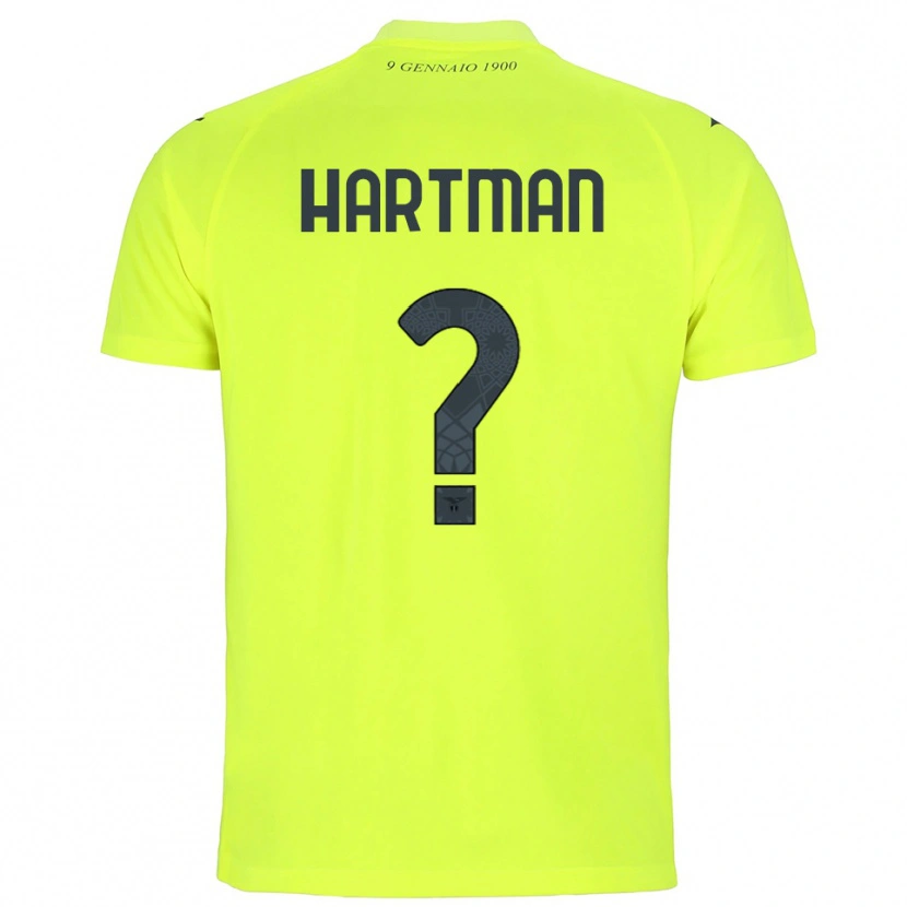 Danxen Enfant Thomas Hartman #0 Maillot de Gardien Vert Fluo 2025/26 T-shirt