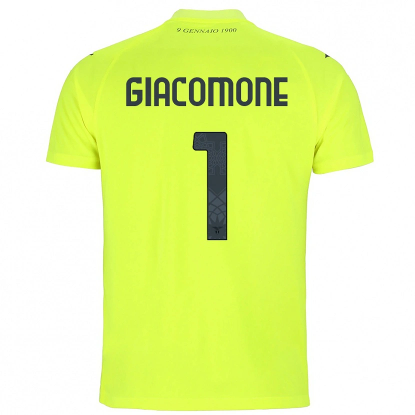 Danxen Enfant Giacomo Giacomone #1 Maillot de Gardien Vert Fluo 2025/26 T-shirt
