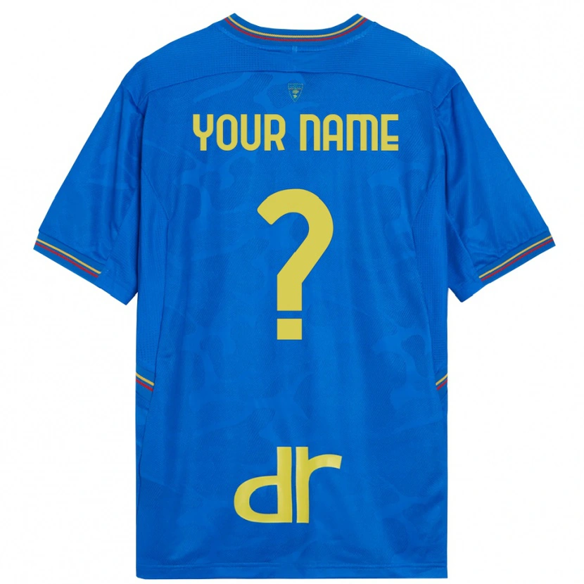 Danxen Enfant US Lecce Maillot de Gardien Bleu Royal Marron 2025/26 T-shirt