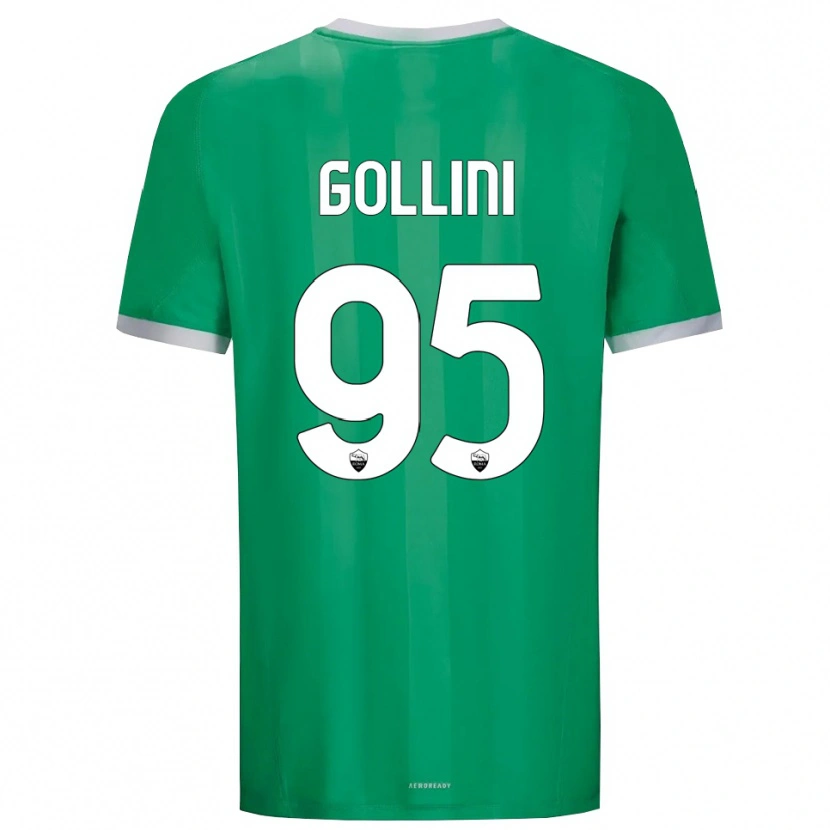Danxen Enfant Pierluigi Gollini #95 Maillot de Gardien Vert Blanc 2025/26 T-shirt