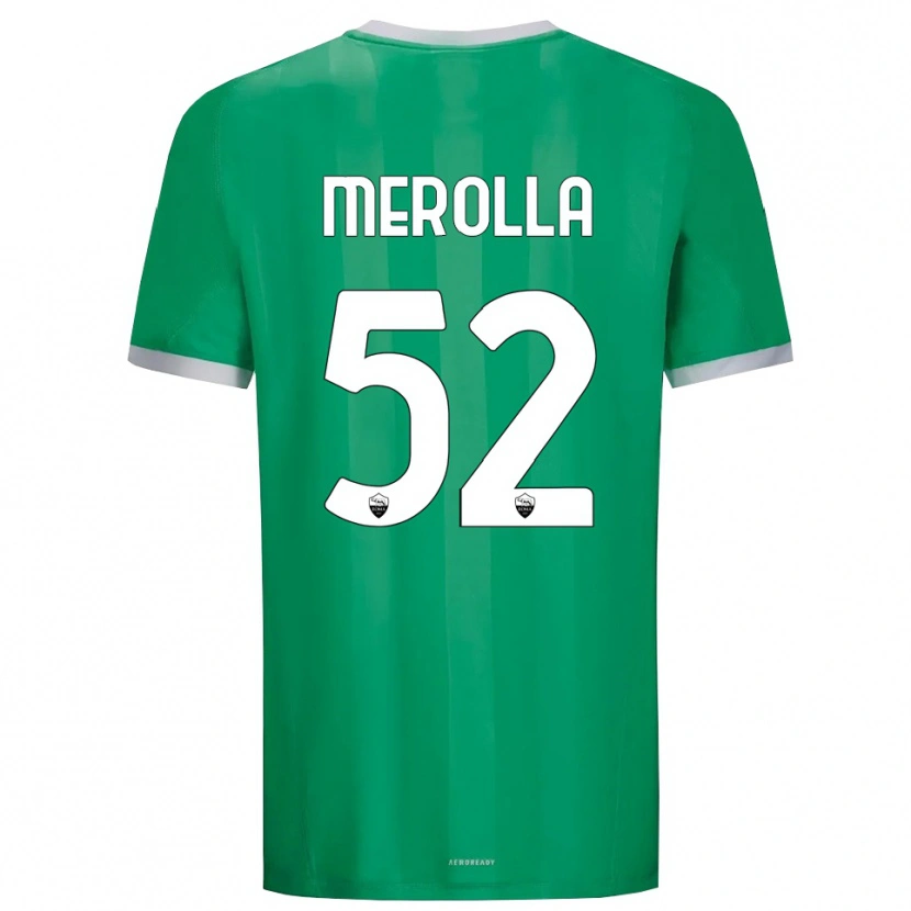 Danxen Enfant Liliana Merolla #52 Maillot de Gardien Vert Blanc 2025/26 T-shirt