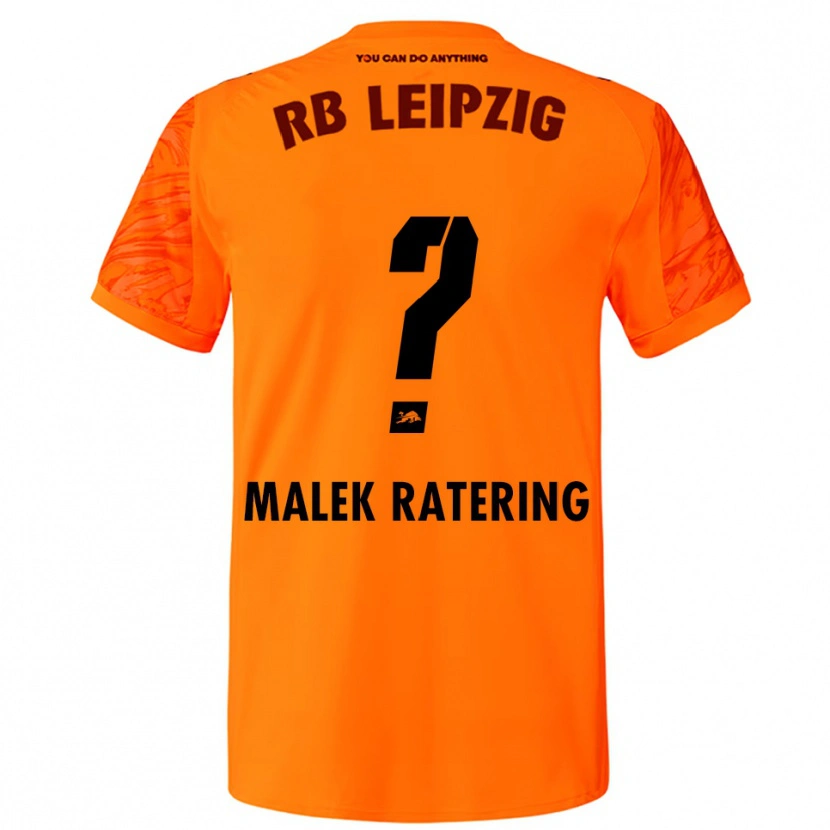 Danxen Enfant Jakob Malek Ratering #0 Maillot de Gardien Orange Rouge 2025/26 T-shirt