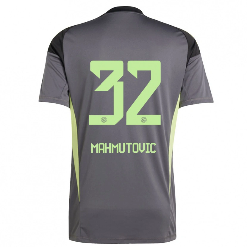 Danxen Enfant Ena Mahmutovic #32 Maillot de Gardien Jaune Vert Noir 2025/26 T-shirt