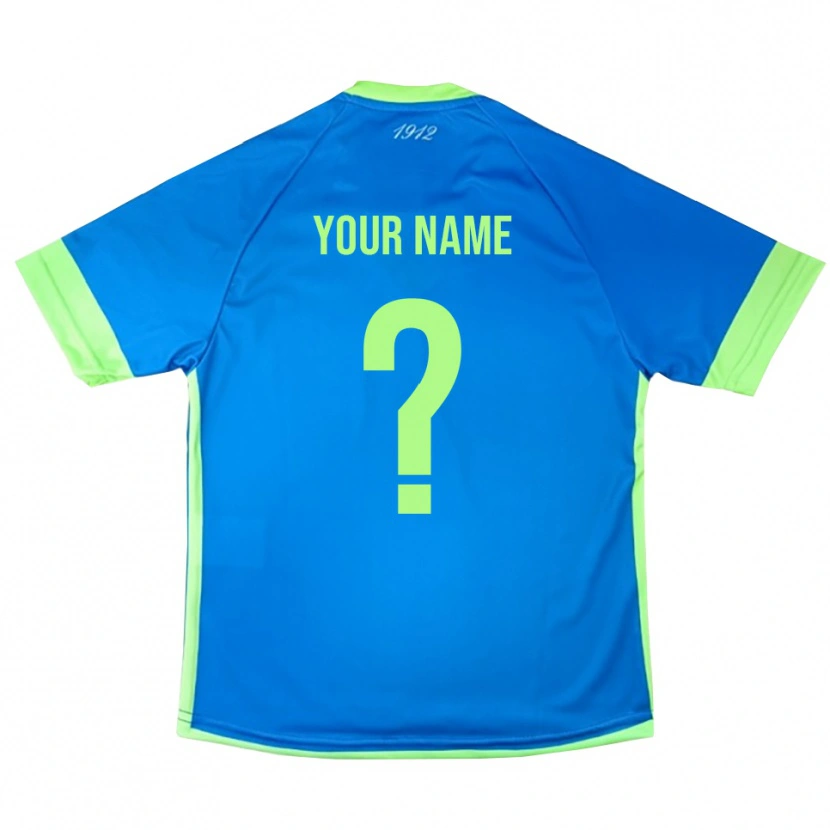 Danxen Enfant US Avellino Maillot de Gardien Bleu Vert Jaune 2025/26 T-shirt