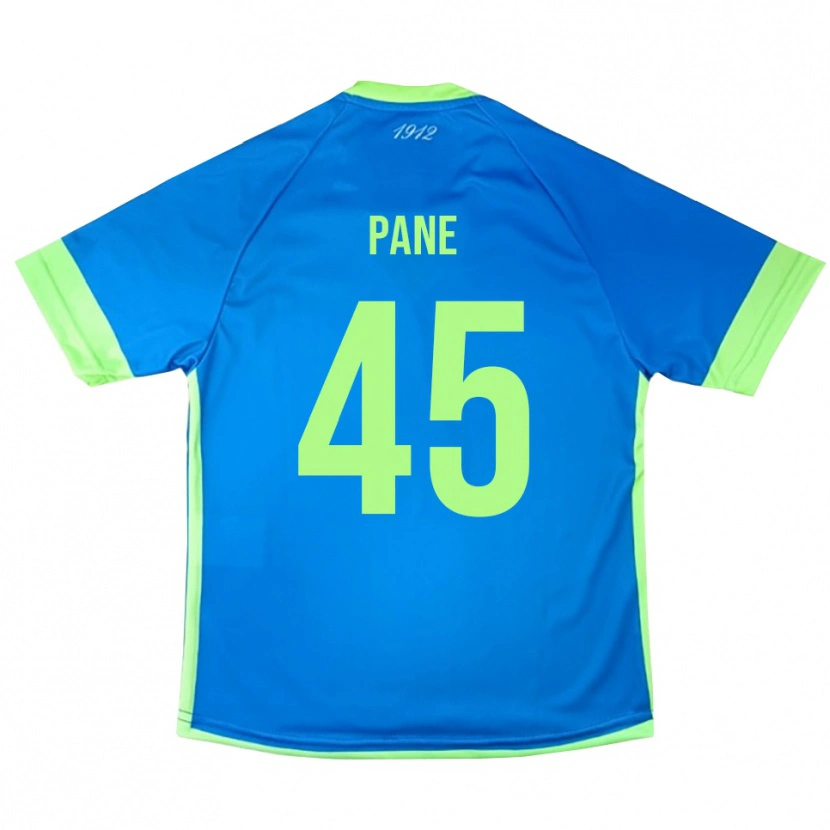 Danxen Enfant Pasquale Pane #45 Maillot de Gardien Bleu Vert Jaune 2025/26 T-shirt