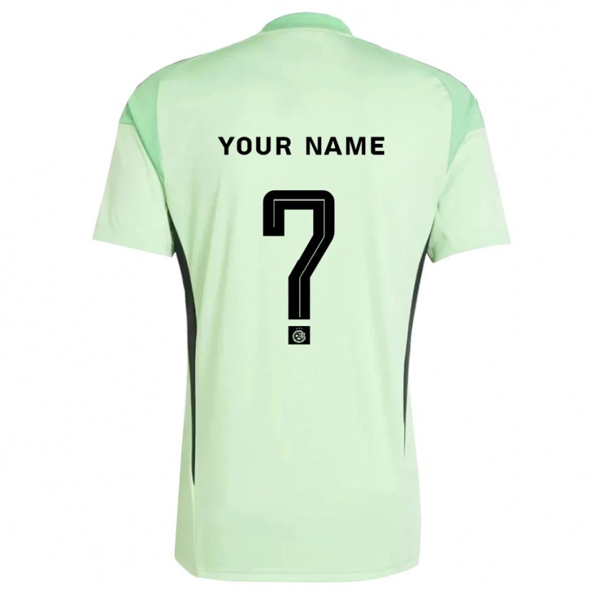 Danxen Enfant Maccabi Haifa Maillot de Gardien Vert Clair Noir 2025/26 T-shirt