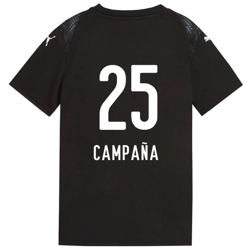 Danxen Enfant Martín Campaña #25 Maillot de Gardien Doré Noir 2025/26 T-shirt