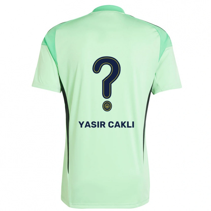Danxen Enfant Ali Yasir Caklı #0 Maillot de Gardien Vert Clair Noir 2025/26 T-shirt