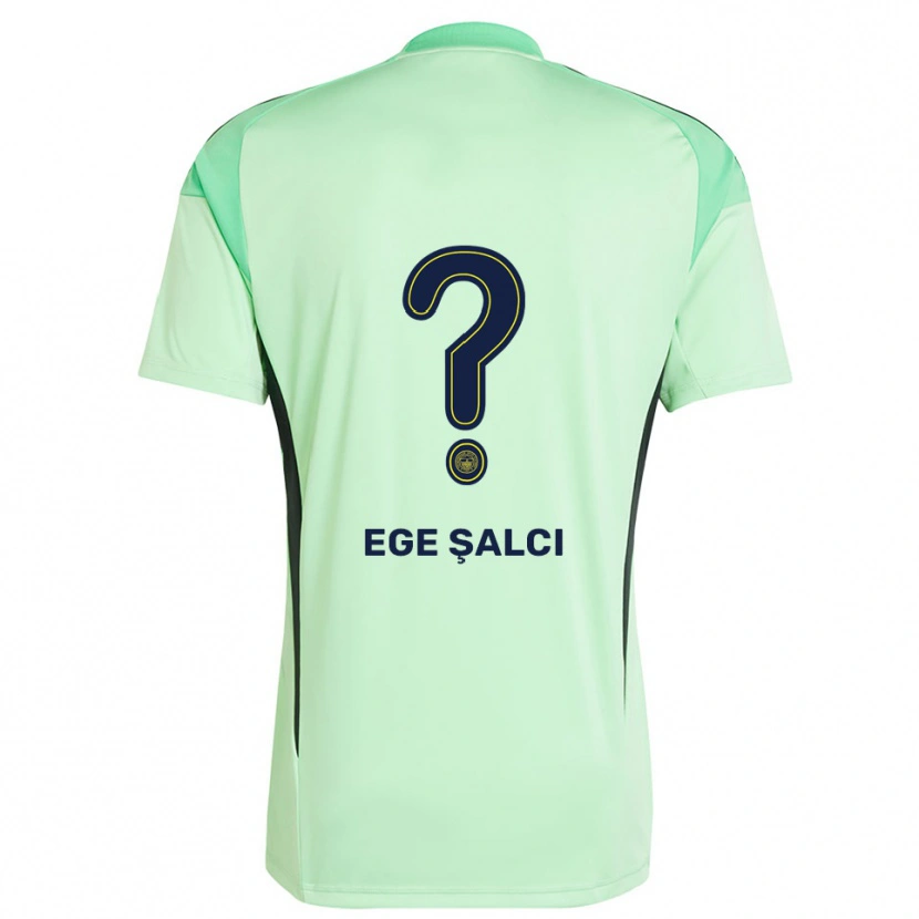 Danxen Enfant Yağız Ege Şalcı #0 Maillot de Gardien Vert Clair Noir 2025/26 T-shirt