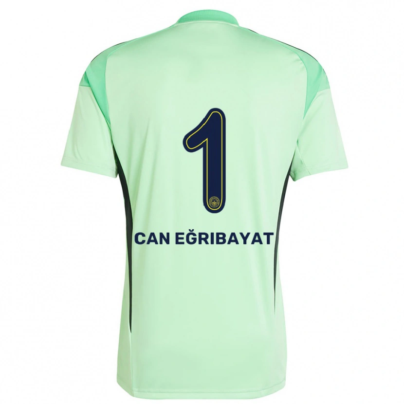 Danxen Enfant İrfan Can Eğribayat #1 Maillot de Gardien Vert Clair Noir 2025/26 T-shirt