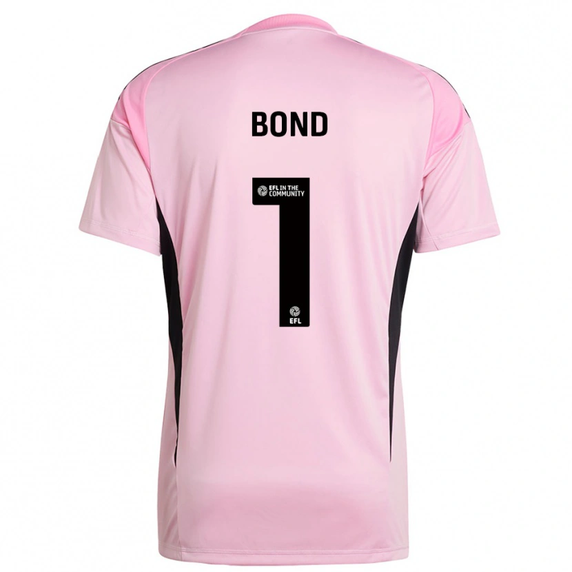 Danxen Enfant Abbi Bond #1 Maillot de Gardien Noir Rose 2025/26 T-shirt