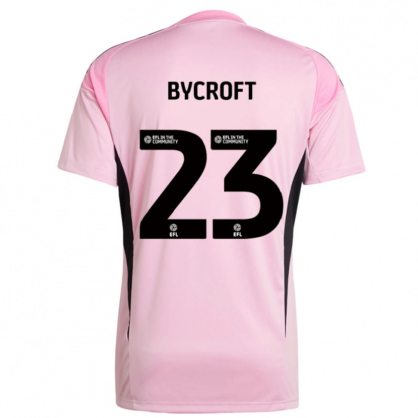 Danxen Enfant Jack Bycroft #23 Maillot de Gardien Noir Rose 2025/26 T-shirt
