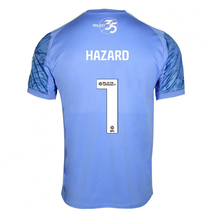 Danxen Enfant Conor Hazard #1 Maillot de Gardien Bleu Royal 2025/26 T-shirt