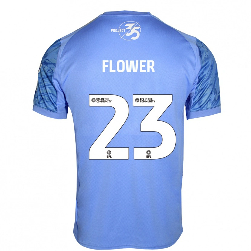 Danxen Enfant Jack Flower #23 Maillot de Gardien Bleu Royal 2025/26 T-shirt