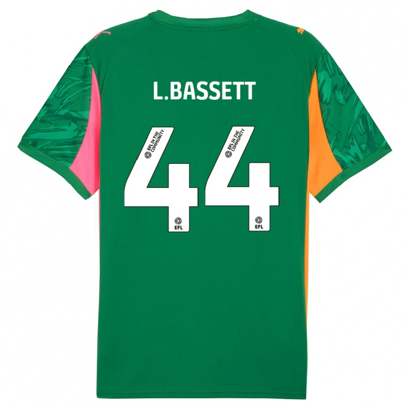Danxen Enfant Louis Bassett #44 Maillot de Gardien Vert Orange Rose 2025/26 T-shirt