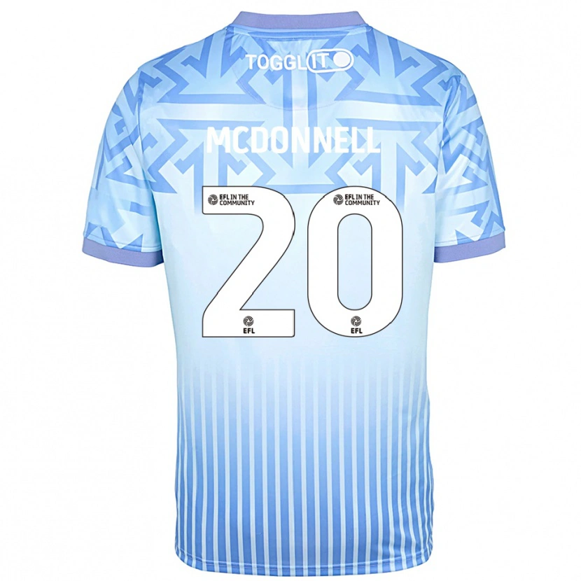 Danxen Enfant Joe McDonnell #20 Maillot de Gardien Blanc Bleu 2025/26 T-shirt
