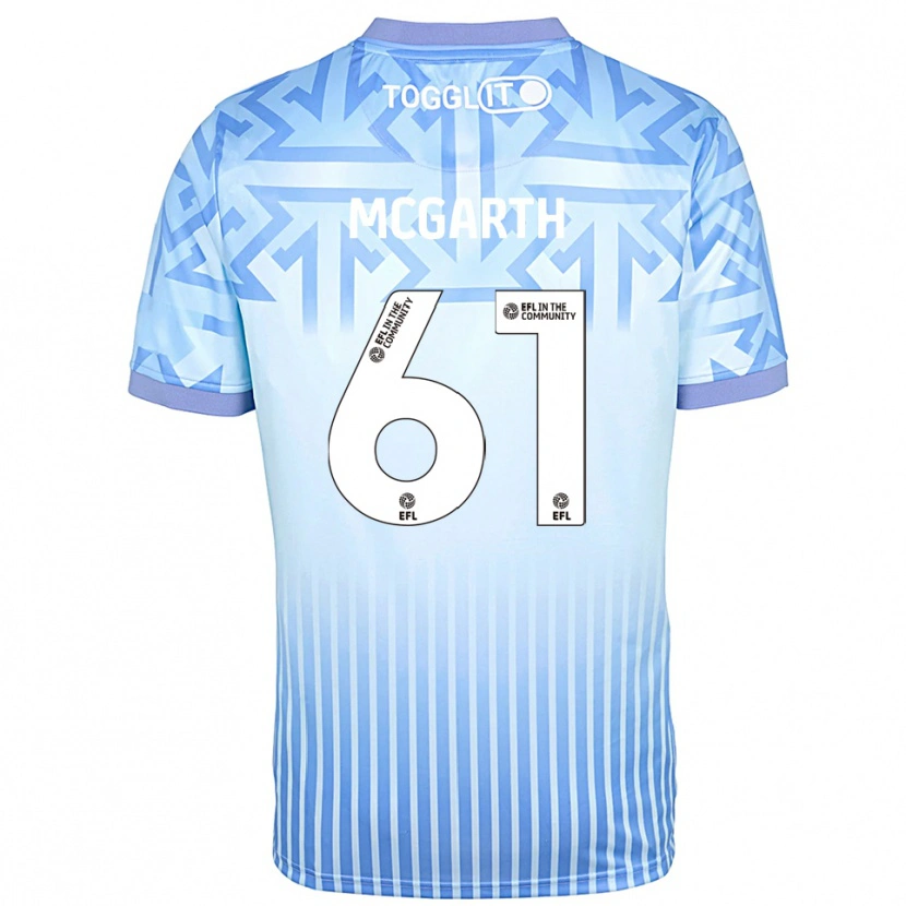 Danxen Enfant Ethan McGarth #61 Maillot de Gardien Blanc Bleu 2025/26 T-shirt