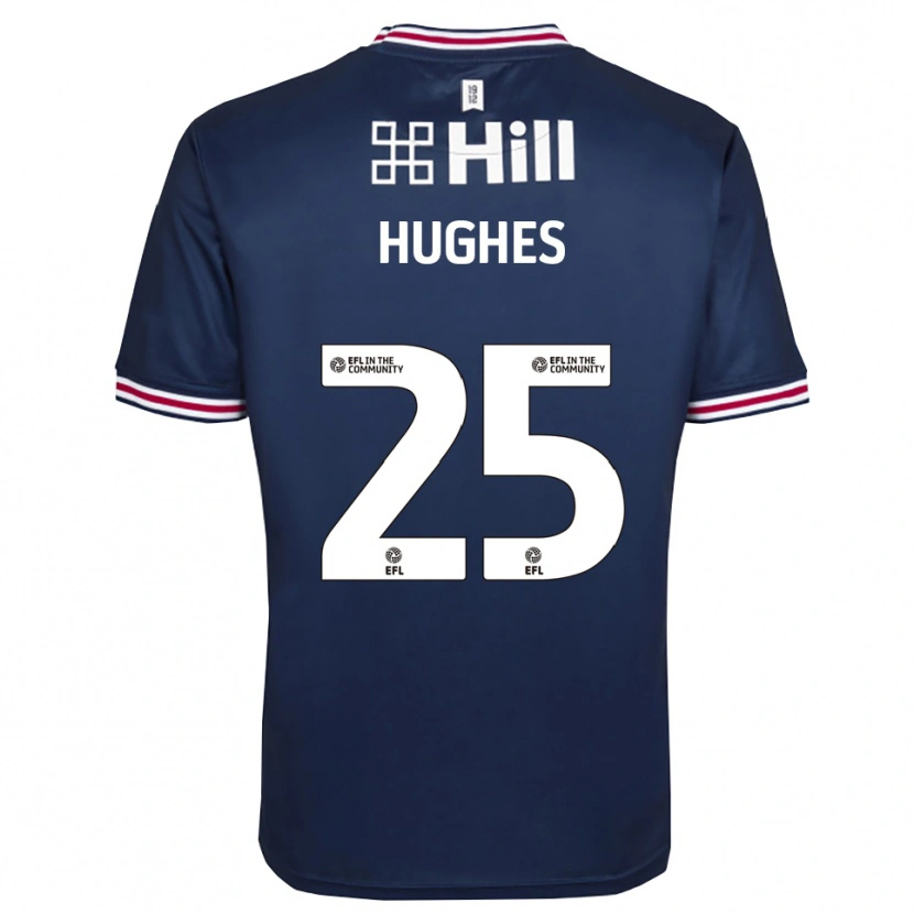 Danxen Enfant Ben Hughes #25 Maillot de Gardien Bleu Royal 2025/26 T-shirt