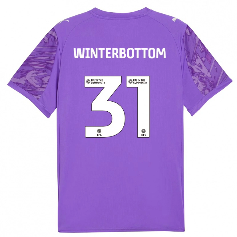 Danxen Enfant Ben Winterbottom #31 Maillot de Gardien Bleu Ardoise 2025/26 T-shirt