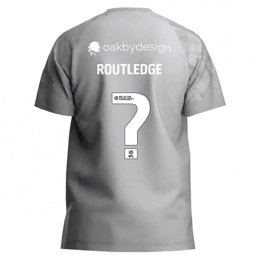 Danxen Enfant Aimee Routledge #0 Maillot de Gardien Gris Foncé 2025/26 T-shirt