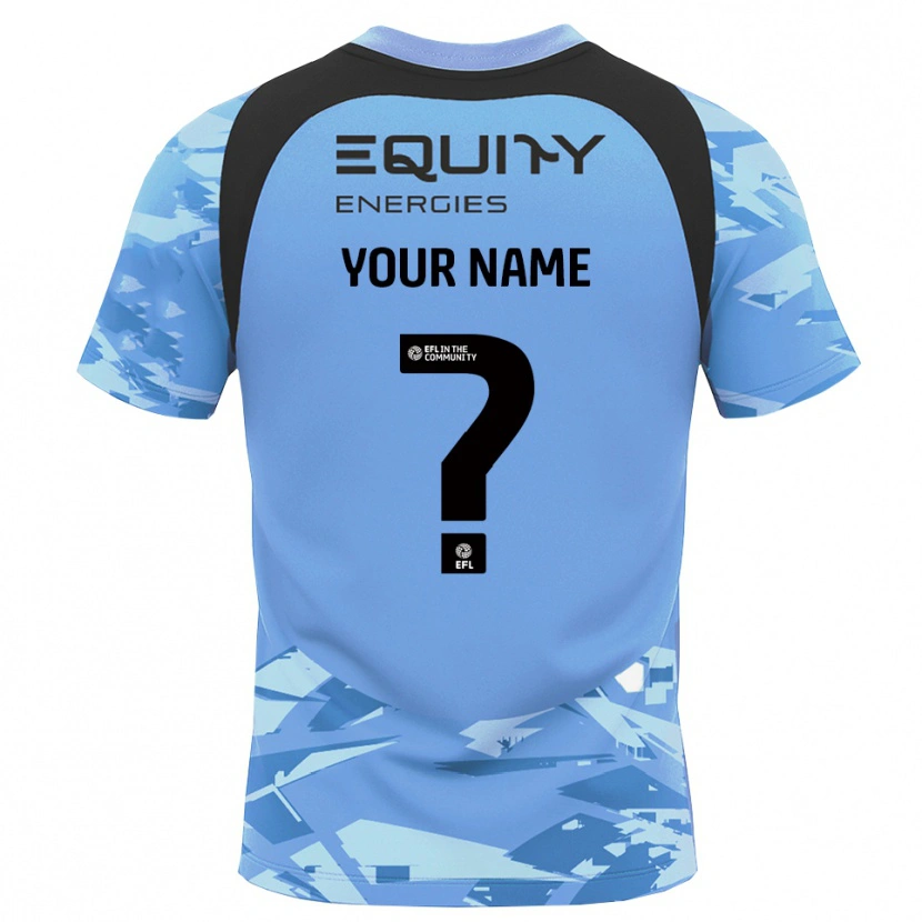 Danxen Enfant Milton Keynes Dons Maillot de Gardien Gris Foncé Bleu Clair 2025/26 T-shirt