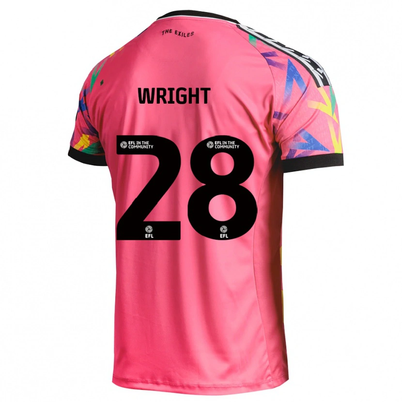 Danxen Enfant Jordan Wright #28 Maillot de Gardien Magenta 2025/26 T-shirt