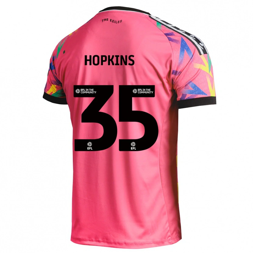Danxen Enfant Bailey Hopkins #35 Maillot de Gardien Magenta 2025/26 T-shirt