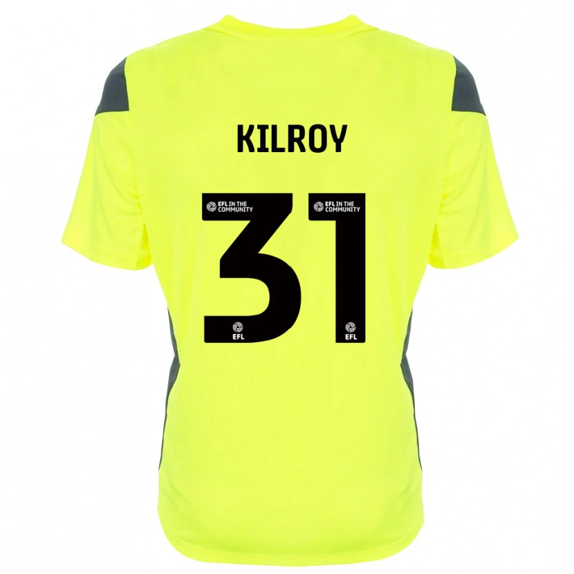 Danxen Enfant Jenson Kilroy #31 Maillot de Gardien Noir Vert Fluorescent 2025/26 T-shirt